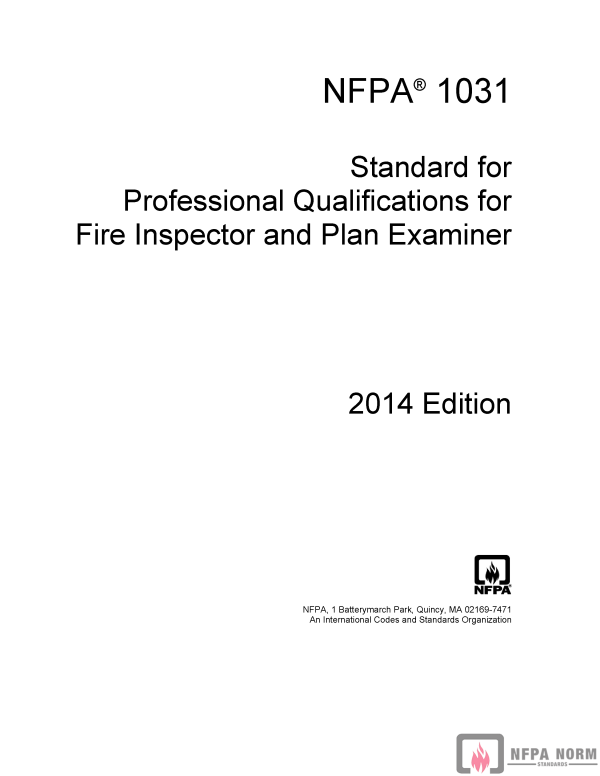 NFPA 1031 PDF NFPA 1031 PDF